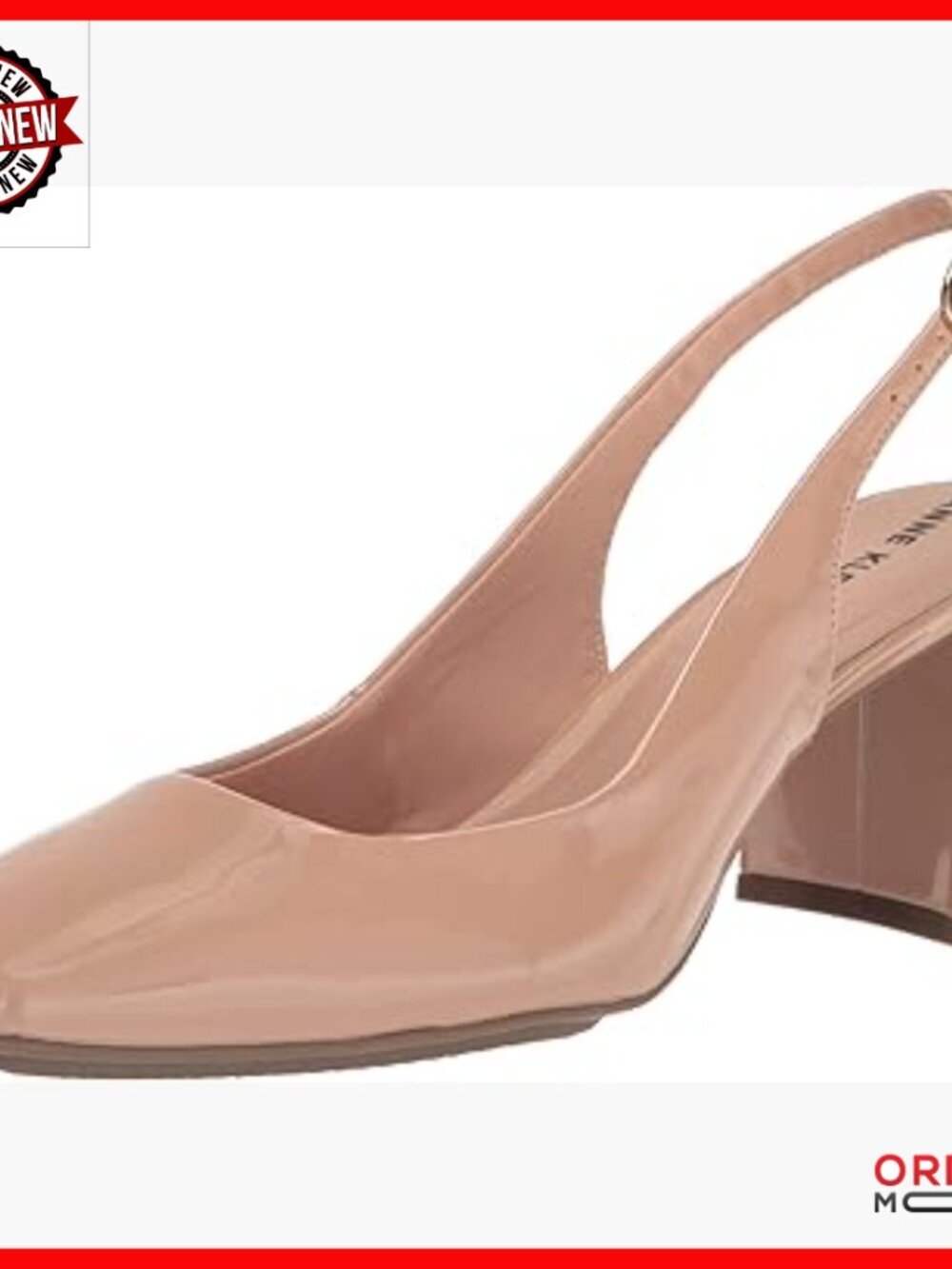 Slingback Heels with Cushioned Footbed, Flexible Sole, Pointed Toe